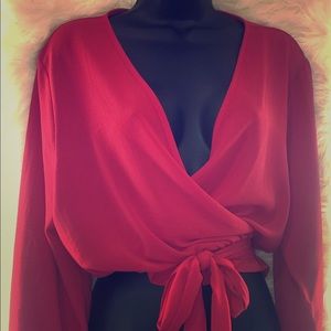 Long Sleeve Crop Top